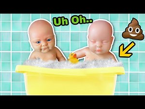 Silicone Babies Diaper Change And Messy Accident Videos