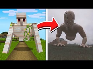 Mobs de Minecraft CAPTADOS EN LA VIDA REAL 😱