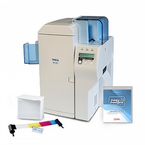 Nisca PR-C151 Complete ID Card Printer System | Easy Badges