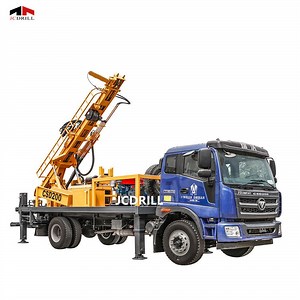[Hot Item] 200m Truck Mounted Hydraulic DTH Mud Rotary Borehole Drilling Rig