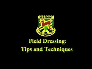 Field Dressing a deer