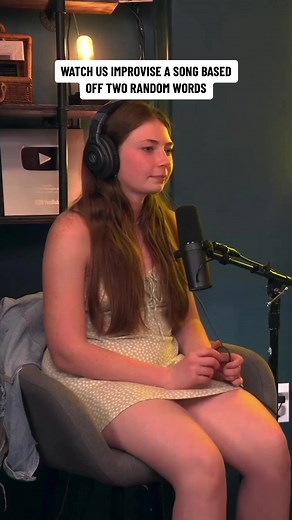 Watch us improvise a song from two random words ￼#improv #improvisation #musicalmonday #improvbroadway | Zach Atherton