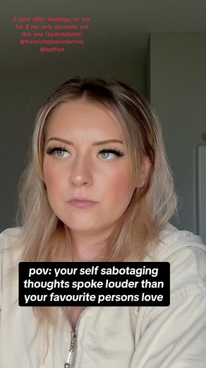 When you have BPD & a history of an insecure attachment you may begin to test your love ones love and loyaltly through self-sabotogating behaviours. You may have the belief that chaos = love, if you never had peace as a child. It is possible to work on this, first identifying what triggers the self sabotoge, what thoughts can start the spiral of these negative behaviours? It is possible to heal, and work through all of your maladaptive behaviours that once served you but now are more harmful tha