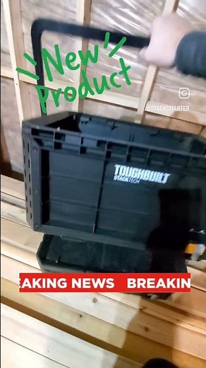 ToughBuilt StackTech crate top handle.