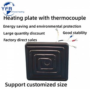[Hot Item] 240V Heating Element Black Square Electric Infrared Ceramic Plate Heater