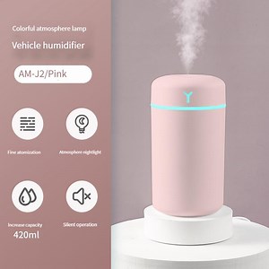 [Hot Item] Creative New Air Conditioner USB Mini Humidifier for Vehicle Mineral Water Bottle