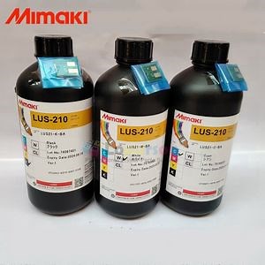 [Hot Item] Original Mimaki Lus-210 UV Curable Ink for Mumaki Ujv100-160 Jfx200 Mimaki Lus-210 UV Curable Ink 1L Bottle Cyan (MPN: LUS21-C-BA) with Chip