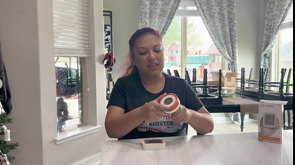 XY-WQ Digital Floating Pool Thermometer - Easy Read, Remote Wireless Pool Thermometer for Swimming Pool, Hot Tub, and Koi Ponds (XY-P01W, Orange, Easily Spot It)