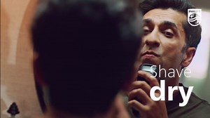 Philips Norelco Shaver 3900 Series, Wet and Dry Electric Shaver, P-Cap, Travel Pouch, Charging Stand, Storm Blue, Model S3341/92