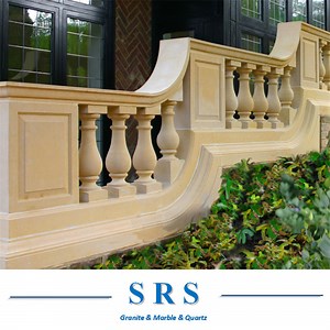 [Hot Item] Natural Marble Granite Baluster Column Pillar Stone Column Pillar for Indoor/Outdoor Stair Decoration/Building