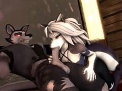 MrSafetyLion Official - Helluva Boss [Comic with Animation] (Loona x Vortex)