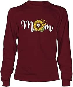FanPrint Texas A&M Aggies T-Shirt - Mom - Sunflower of Team Things