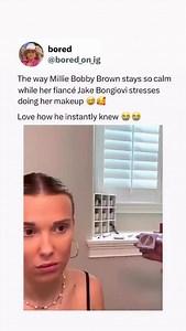 She looked ready to throw hands 🤣 Millie Bobby Brown and her husband, Jake Bongiovi, have quickly become one of the most talked-about young couples in entertainment. Millie, who rose to global fame through Stranger Things, married Jake, the son of musician Jon Bon Jovi, in 2024 after several years of dating. Despite their age, the two have spoken openly about maturity, commitment, and building a life together. They often support each other at red carpet events and in everyday life, balancing ca