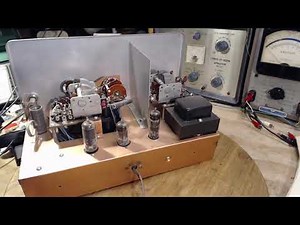 Heathkit TV Alignment Generator TS 4A Video #1 - Checkout