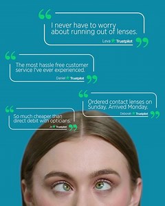 9.2K views · 24 reactions | Here’s 4 reasons why thousands of people just like you love buying their contact lenses from Vision Direct. What caught your eye? | Vision Direct | Facebook