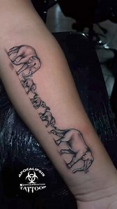 Amazing Elephant Family tattoo by Abel @apocalipsis_tattoos 4003 s archer ave 773-523-2152 walk ins are always welcome, atendemos sin cita | Apocalipsis Tattoos