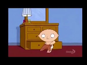 Family guy- Stewie dresses up as a girl!!