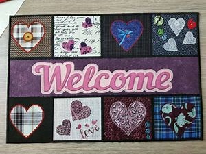 [Hot Item] Customized Thermal Transfer Printing Pattern Doormat for Entrance