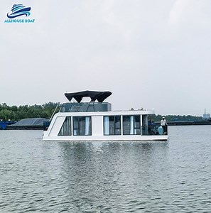 [Hot Item] Floating Home Pontoon Tubes Aluminum Pontoon House Boat for Outboards
