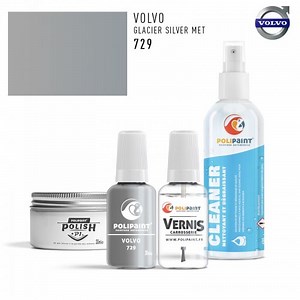 Volvo Xc40 729 GLACIER SILVER MET  Stylo Retouche Peinture | Polipaint