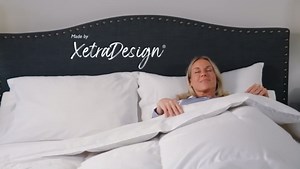 XetraDesign Bed Wedge Pillow for Headboard Gap Up to 7", Triangle Gap Filler for Bed, Mattress Wedge Gap Filler, Headboard Space Filler, Corner Pillow, White Double 54"