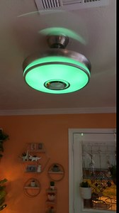 Retro Flush Mount Ceiling Fans with Light, 42-inch Farmhouse Low Profile Ceiling Fan with Remote,