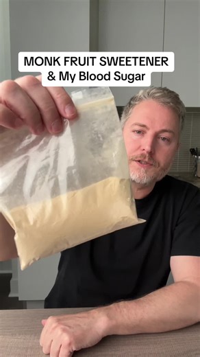 Monk Fruit sweetener and my blood sugar. How does it affect my glucose levels? #bloodsugar #glucoselevels #insulinresistant1 #monkfruit | Emir Berke Zincidi
