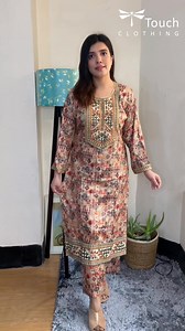 75K views · 714 reactions | New drops ❤️ Price: 1150 Bust: 38-44 Sleeve: 20 Length: 42 Pant length: 38 Fabric: Indian Cotton (2 Piece Set) Design code: TT10263 #ttouchclothing #outfitoftheday #fashion #hangout #outfitinspiration #coordset #dress | TTouch Clothing | Facebook
