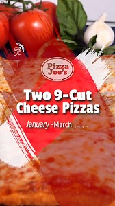 Special Alert! 🍕 From now through March, Pizza Joes is serving up something delicious: Two 9-cut cheese pizzas for just $20! Perfect for family dinners, game nights, or any time you're hungry for a slice (or nine). Order now at pizzajoes.com and savor the savings! 📍 Offer valid at participating locations. Don’t miss out—this deal is as hot as our pizzas! 🔥 #EveryoneGoes #PizzaSpecial #Pizza #CheesePizza #PizzaJoes | Pizza Joe's