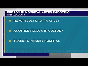 1 in custody after Russell County shooting sends victim to hospital, sheriff says