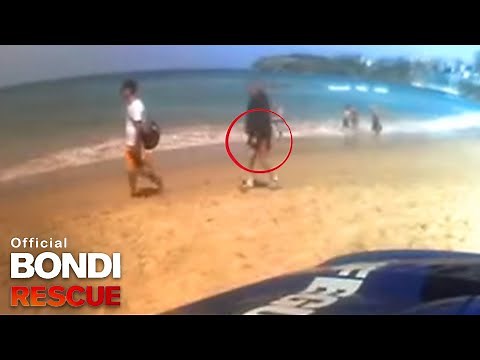 Mans Big Balls Hanging Out Of His Shorts! | Bondi Rescue