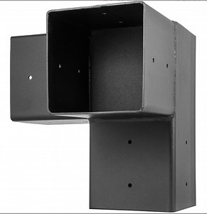 [Hot Item] Powder Coating 3 Ways Corner /Base Bracket for Pergolas and Timber Frame