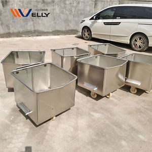 [Hot Item] Eco-Friendly Stainless Steel Utility Cart Steel Trolley for Kitchen Stainless Cart