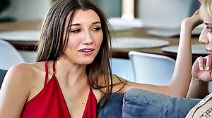 A Petite Beauty Maya Woulfe And Her Partner In Pleasure Lena Anderson In A Hot Lesbian Scene - XXXBP