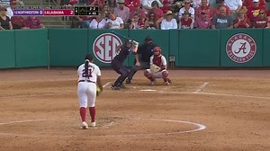 A stop and a split with a cherry on top! 🍨🍒 #RoadToWCWS x 🎥 ESPNU / Alabama Softball | NCAA Softball