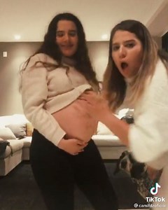 164K views · 600 reactions | ¡La hija de Alejandro Fernández, Camila presumió su embarazo con este baile en redes sociales! 擄❤️ #VLA | Venga La Alegría | Facebook