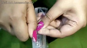 Red and Golden Rhinestone😍🔥 | Nail Art Accessories BD