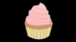 Animation en boucle d'un cupcake en : vidéo de stock (100 % libre de droit) 1086987614 | Shutterstock