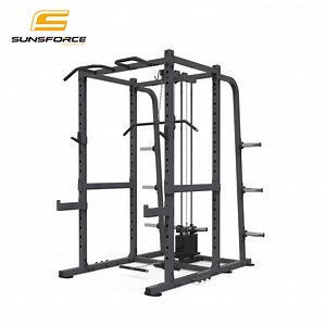 [Hot Item] Sunsforce Machine Smith Multi-Funtiontional Body Building Gym Trainer Gym Fit Power Rack