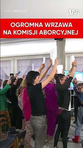 Wrzawa na komisji ds. aborcji. Straż marszałkowska musiała interweniować