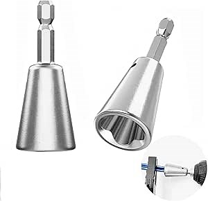 4PCS Wire Twister Tool for Drill, 2025 Upgrades Wire Nut Twister for Drill Profession Electricians Tool, 6MM Hex Shank Cable Wire Twisting Tool Wire Twister Wire Connector for 9-22 AWG