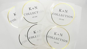 Custom Stickers Printing Gold Foil Stamping Sticker Vinyl Adhesive Label Gold Labels for Packaging