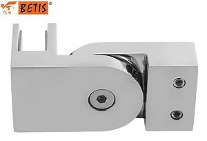 [Hot Item] 2024 Style OEM Framless Tempered Glass Door Hardware Customized New Product Shower Door Hardware Swivel Glass Connecting to Pipe-Clamp Glass Bracket