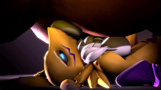 Renamon face farts - video 2