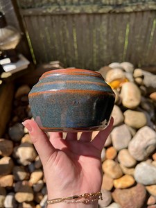 Blue Angular Vase - Etsy