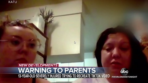 TikTok fire challenge' video goes awry with teen girl in intensive care with severe burns