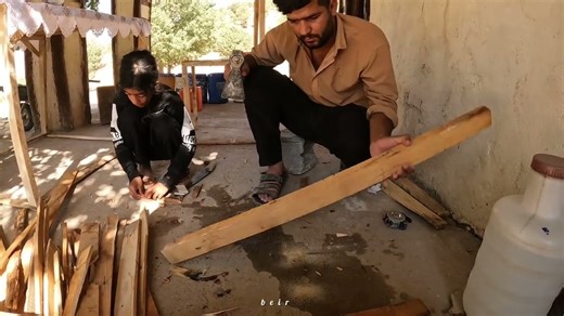 Finally Nomadic Reza And Soheila Effort Complete Done Create Chair And Table | Iran Lifestyle