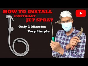 How To Install Toilet Jet Spray💦 Easy To Home Installation 💩 Best Health Faucet
