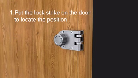 Twist-to-Lock Jimmy-Proof Deadbolt Lock – Keyless Entry with Unpickable Night Latch, Anti-Mislock Button, 304 Stainless Steel Heavy-Duty Guard, Single Cylinder, Forced-Entry Resistant, Brass Finish