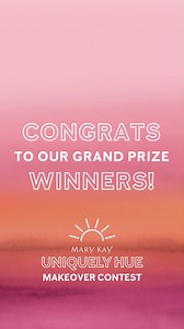 Get excited! ☀️ The Mary Kay Uniquely Hue Makeover Contest grand prize winners are in! They get to enjoy an exclusive master class with celebrity makeup artist Jaleesa Jaikaran, $1,000 cash prize and a basket of Mary Kay products! A big thank you to everyone who participated and congratulations to all finalists! Shout out to the winning participants’ Independent Beauty Consultants: ⭐ Mayra Valladares, Independent Beauty Consultant ⭐ Lizmarie Sosa, Independent Beauty Consultant ⭐ April Sethmann, 